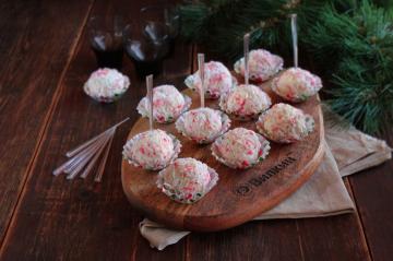 Raffaello aux bâtonnets de crabe et fromage