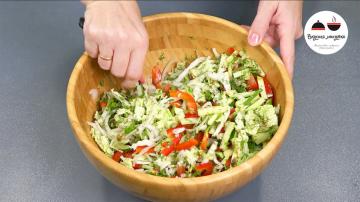 Salade Glekhurad. Je n'ai jamais pensé que tu pourrais me surprendre avec une salade de légumes frais