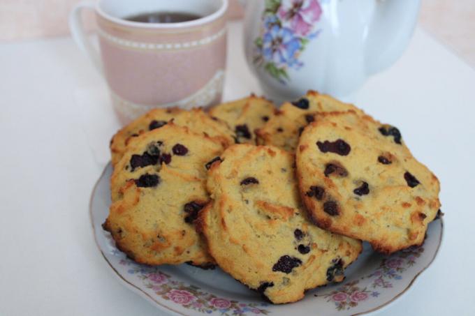 Biscuits au chocolat et de sucre de cassis
