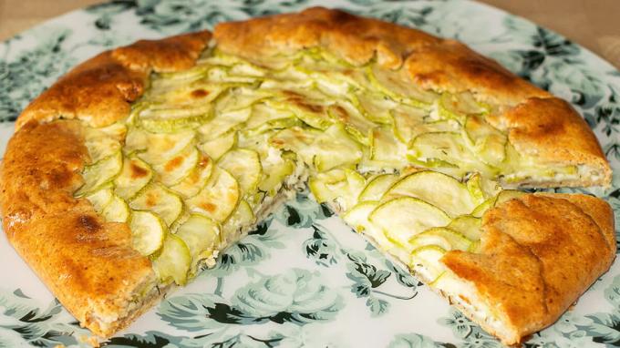 Biscuit tarte aux courgettes