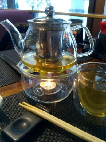 Et le thé vert traditionnel.