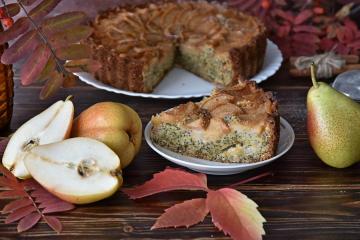 Tarte aux poires caramélisées