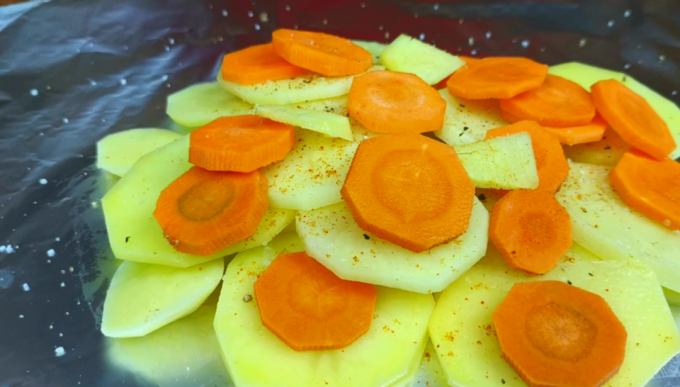 poulet aux légumes