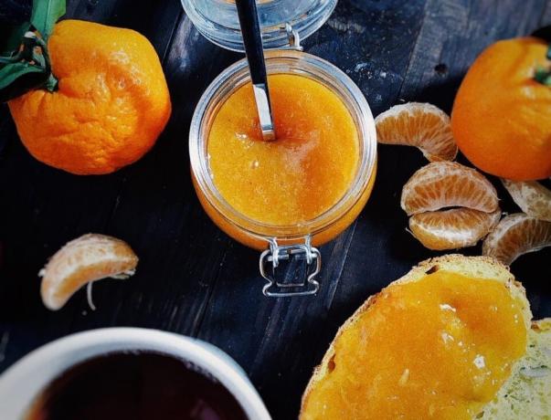 confiture de mandarine, recette simple.