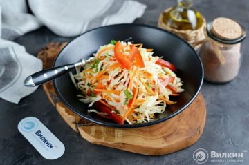 Salade «vitaminée» de chou et carottes