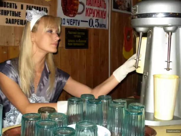milkshakes Vendeuse en URSS. Photos - ws cont