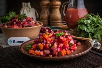 Vinaigrette classique aux petits pois