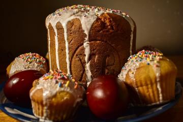 Traite de gâteau rassis: gâteau, gâteau et le pudding