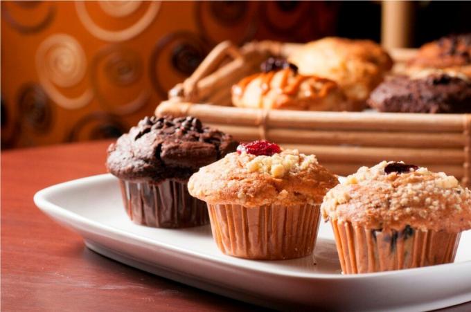 muffins américains. Photos - Yandex. images