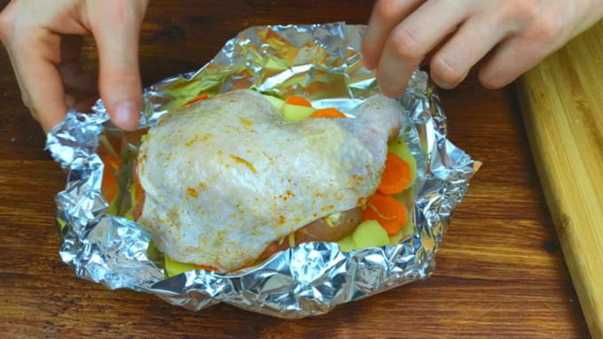 poulet en papillote