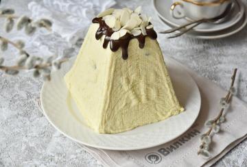 Crème de Pâques au fromage cottage "Tsarskaya"